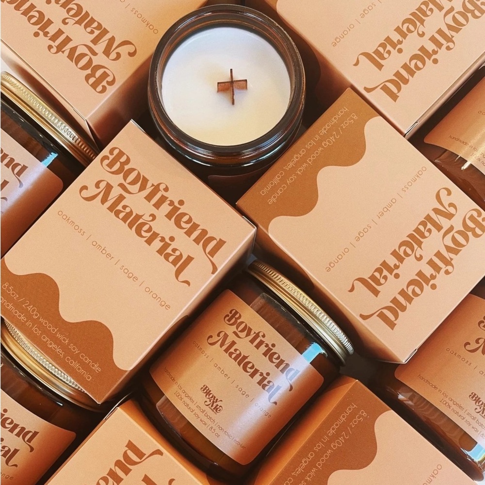Luxury “Boyfriend Material” Candle